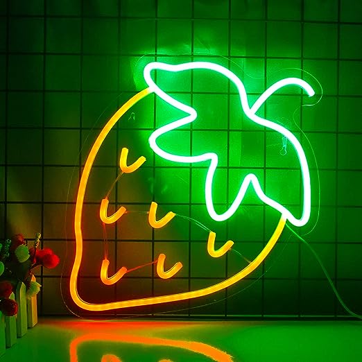 Strawberry shaped LED Neon Sign 8F28