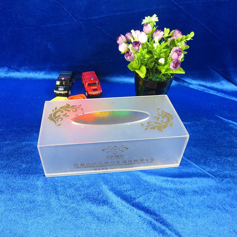 Frost acrylic napkin case/box 2111