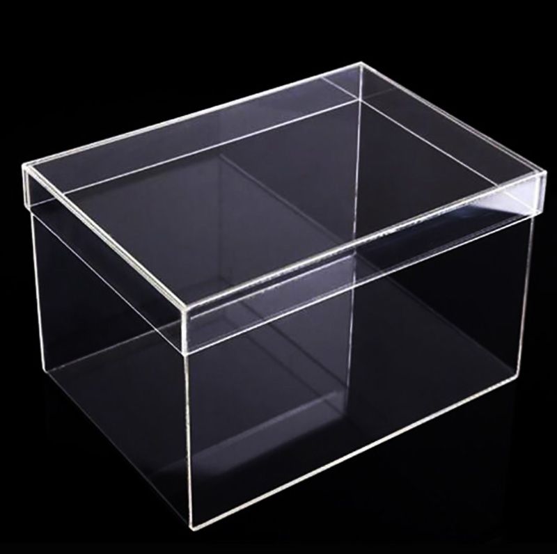 Luxury acrylic perspex plexiglass shoe box 2118