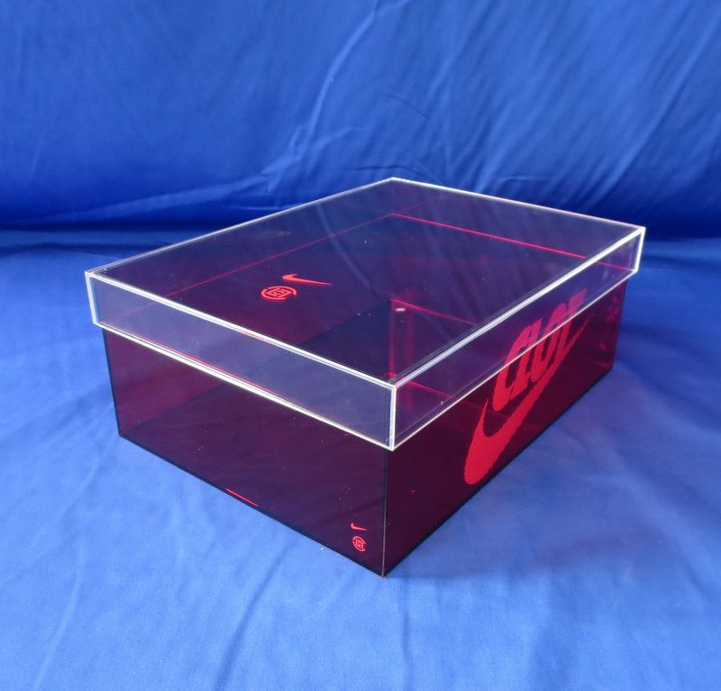 Acrylic shoe box , sneaker storage display case 2121