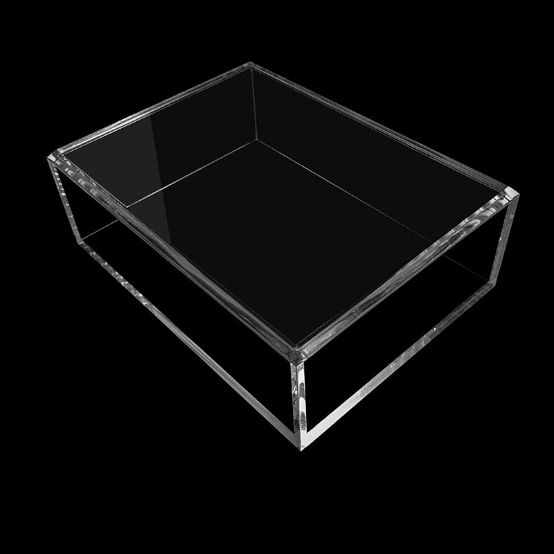 Crystal clear acrylic box with lid 2163