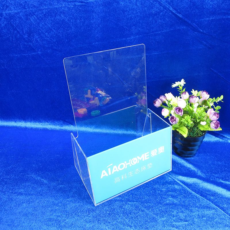 Brochure holder for A4 paper/Custom countertop standing acrylic brochure holder/A4 brochure display 6103