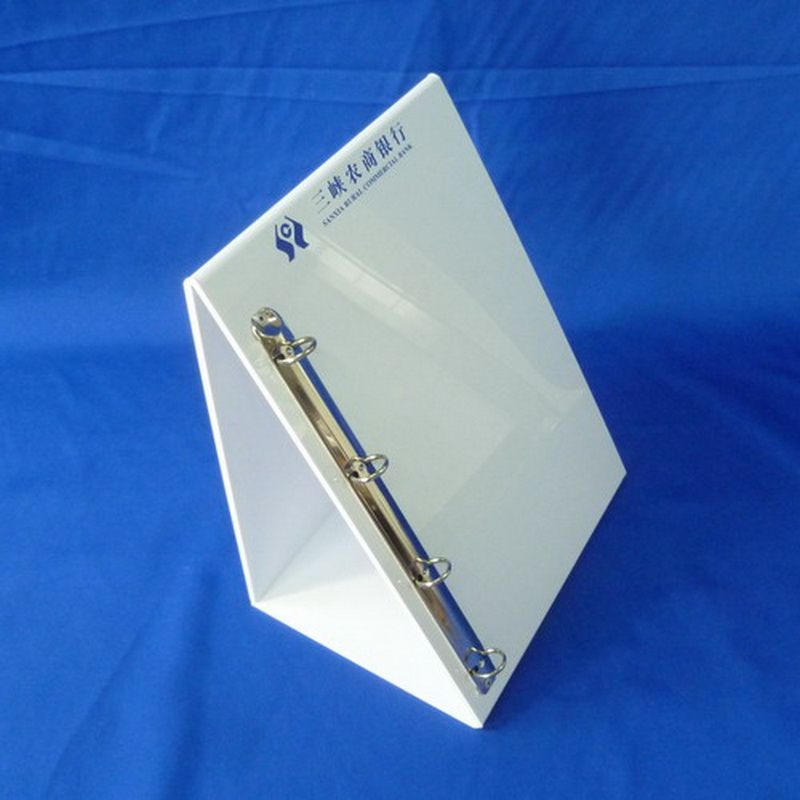 Freestanding service catalog stand holder with a4 binders 4 ring 6167