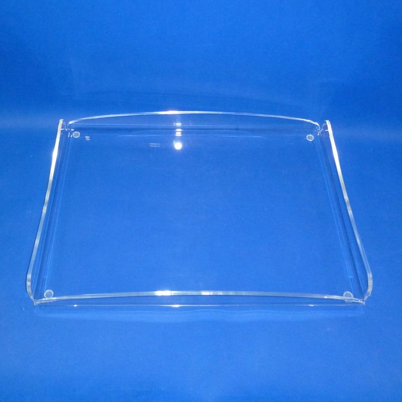 Clear acrylic amenity tray lucite bathroom service tray 8111