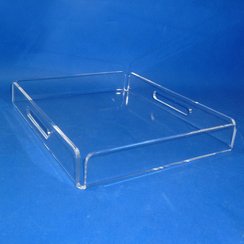 Custom clear acrylic service tray 5E72