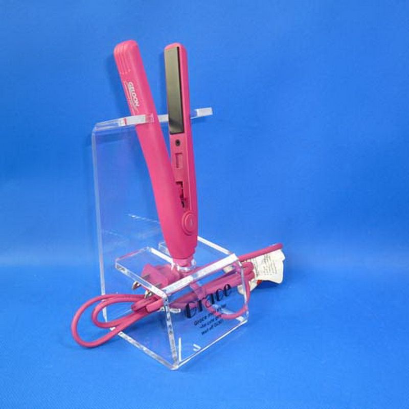 Countertop acrylic curling irons stand holder 9123