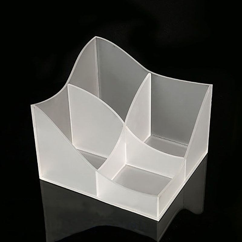 4 compartment frost acrylic organizer box 2135