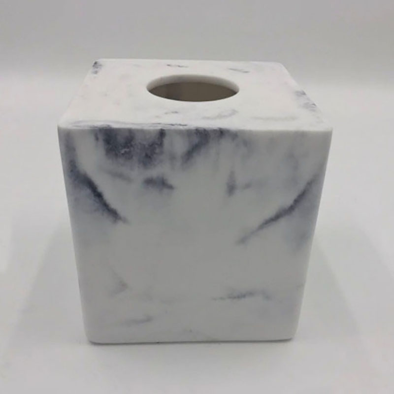 Custom marble grain acrylic tissue box 2137