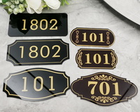 Acrylic door signage, door number plate,hotel room sign,room number plaque 7157 