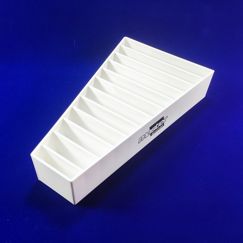 White acrylic core box,plastic core box,12 slots core bin box 2188