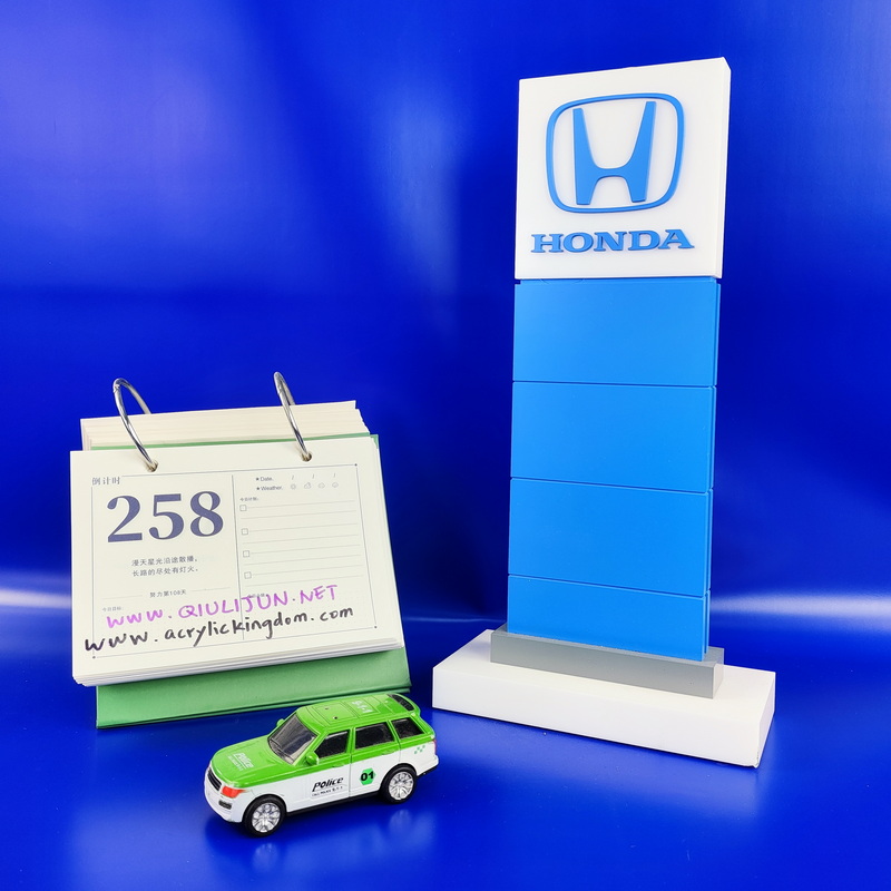 Custom acrylic logo block for Honda Motor 7145