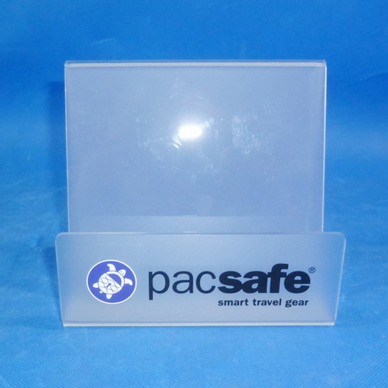 Acrylic display stand for pacsafe backpacks 6261