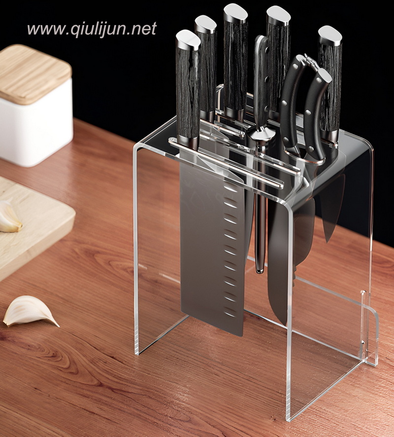 Acrylic kitchen knife holder 5A59