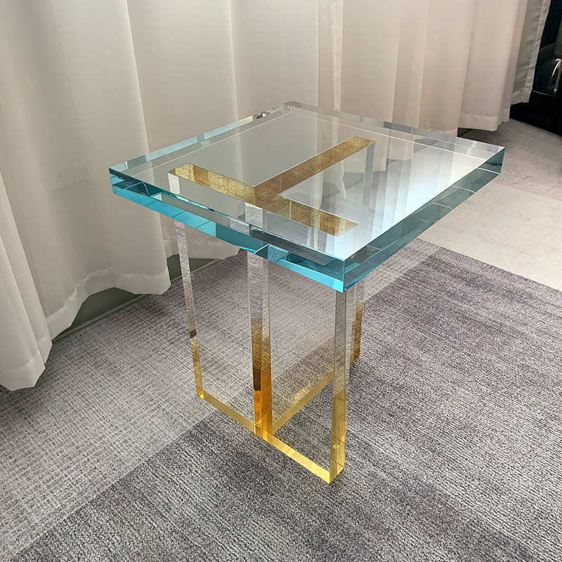 Gradient acrylic coffee table 5A86