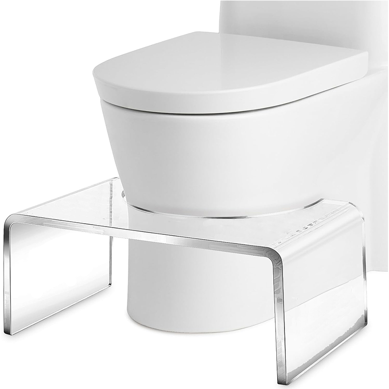 Acrylic toilet stool 5E17