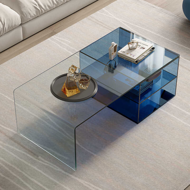 Modern minimalist acrylic coffee table 5E27