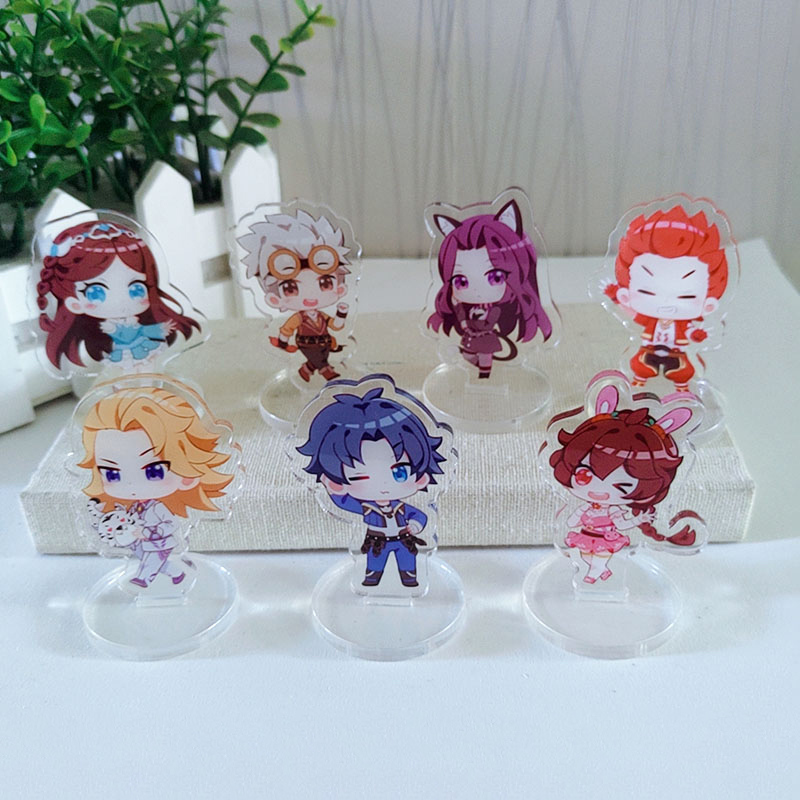 Cartoon anime stand acrylic keychain 6112